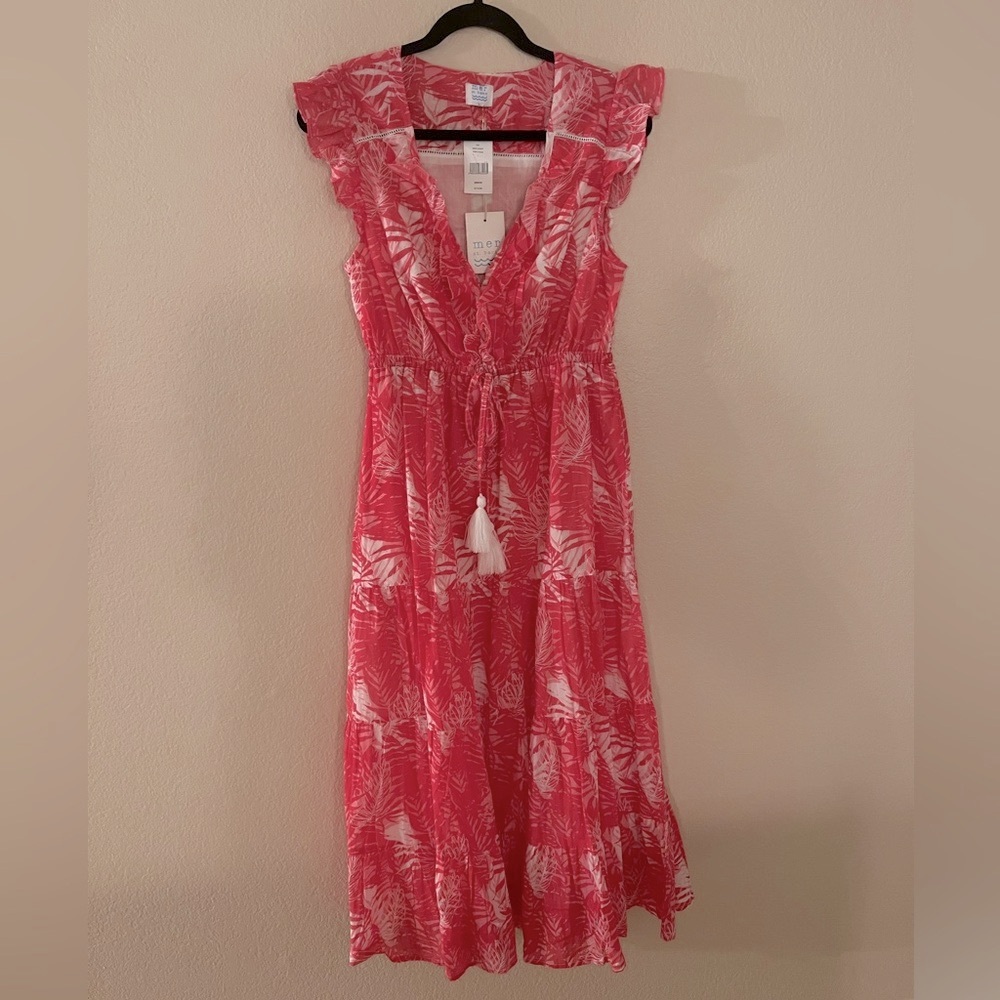 Mer St. Barth Pink and White dress